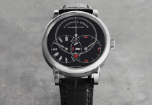 EM FOCO | A Lange & Söhne: Richard Lange Jumping Seconds Sofisticação negra: o Richard Lange Jumping Seconds. Richard Lange Jumping Seconds. | © Paulo Pires/Espiral do Tempo